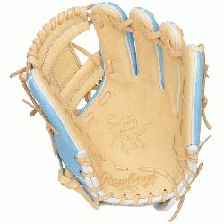 ve Club glove of the month for March 2021. Camel palm and columbia blue bac