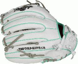 of the Hide fastpitch softball gloves from Rawlings provide the perfect fit 