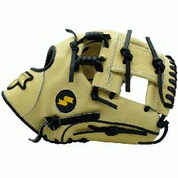 seball Glove Colorway Brown | White Conventional Open Back Elite Infield Glove 