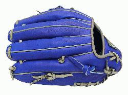 el 12 inch Royal/Grey Wide Pocket Infielder Glove ZETT Pro Model Baseball Glove 