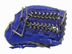 odel 12.5 inch Royal/Grey Wide Pocket Outfielder Glove ZETT Pro Model Baseball Glove Se