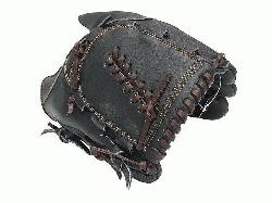 ETT Pro Model 11.5 inch Black Pitcher Glove ZETT Pro Model Baseball G