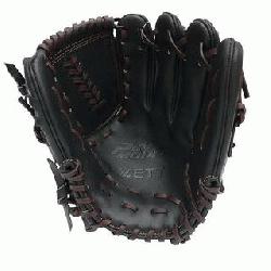 ETT Pro Model 11.5 inch Black Pitcher Glove ZETT Pro Model Baseball Glove Series is desig