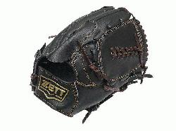 T Pro Model 11.5 inch Black Pitcher Glove ZETT Pro Model Baseball Glove Series is designed 