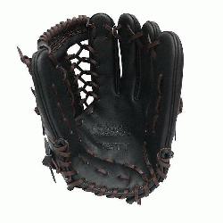 ZETT Pro Model 12.5 inch Black Outfielder Glove ZETT Pro Model Baseball Glove Series 