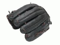 l 12.5 inch Black Outfielder Glove ZETT Pro Model Base