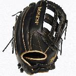 Miken Gold Pro Black Slowpitch Softball Glove 13 in Right Hand Throw