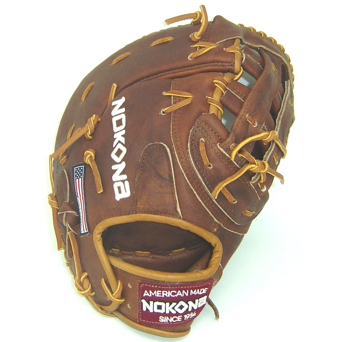 nokona-walnut-w-n70-first-base-glove-13-inch-right-hand-throw W-N70H-RightHandThrow Nokona 808808892823 he Nokona Walnut W-N70 12.5 inch First Base Glove is inspired